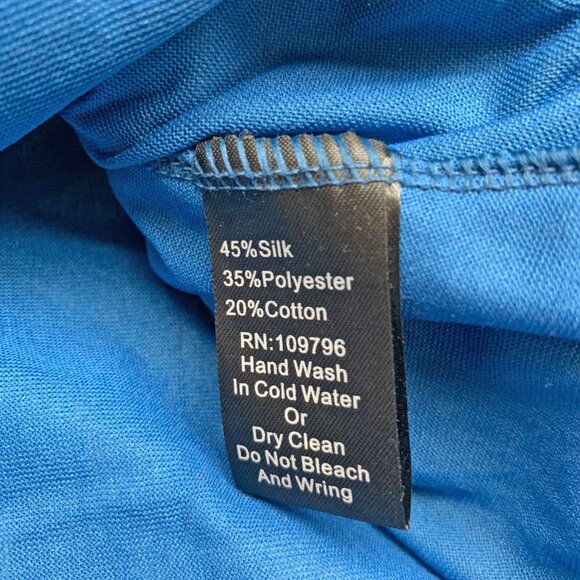 Pretty Angel Calypso Blue Mesh Lace Ruffles‎ Steampunk Tunic - Picture 4 of 9